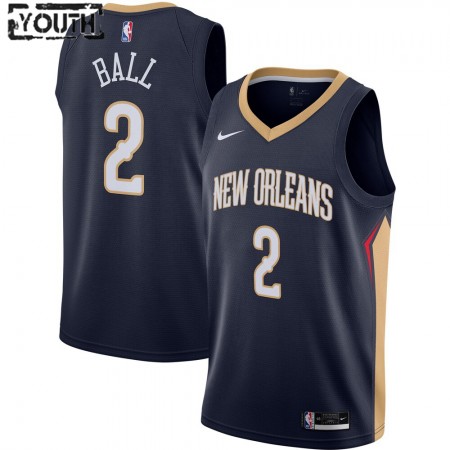 Kinder NBA New Orleans Pelicans Trikot Lonzo Ball 2 Nike 2020-2021 Icon Edition Swingman